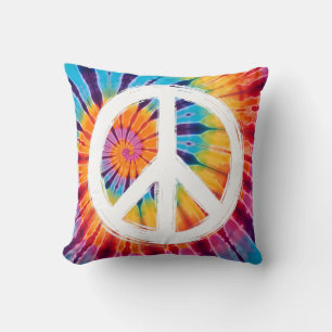 Almofada Tie-Dye Sinal de Paz