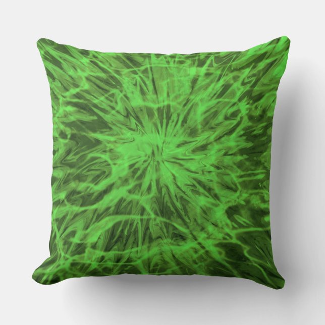 ALMOFADA TIE DYE VERDE  (Frente)