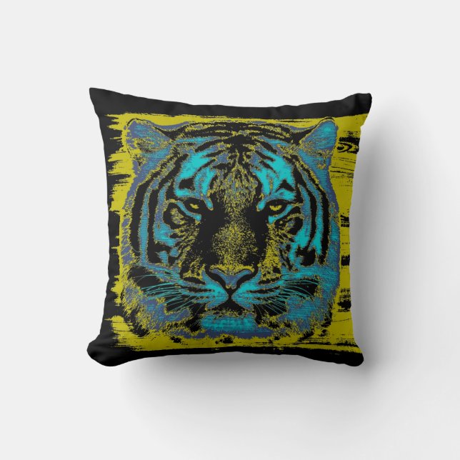 Almofada Tiger Fine Art - Travesseiro (Frente)