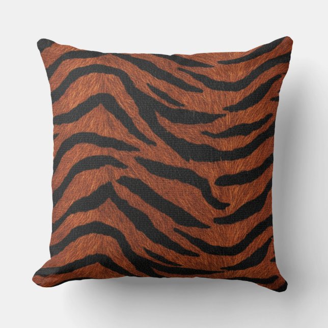 Almofada Tiger Stripe Wild Pattern (Frente)