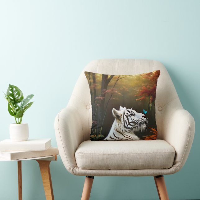 Almofada Tigre Branco, Aqueles Momentos Adoráveis, Cushion (Cadeira)