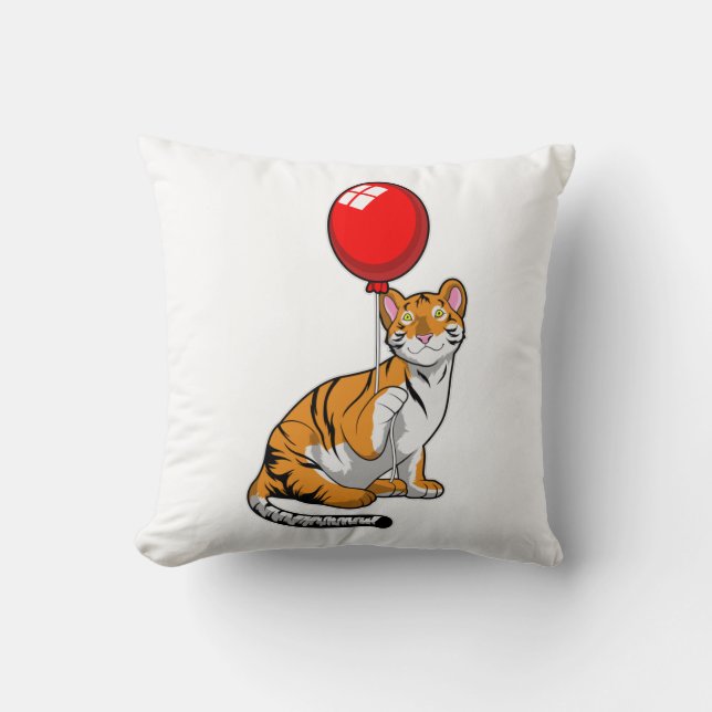 Almofada Tigre com Balão (Frente)