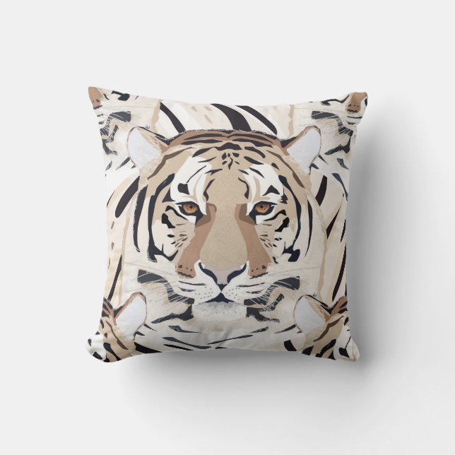Almofada Tigre, face do tigre, símbolo de 2022 (Frente)