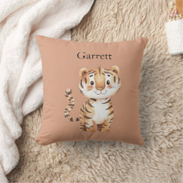 Almofada Tigre Laranja Fofo
