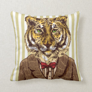 Almofada Tigre no desgaste da noite