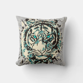 Almofada Tigre Siberiano | Travesseiro decorativo de Tigre 