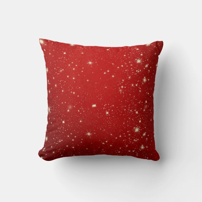 Almofada Tigre vermelho de Natal (Frente)