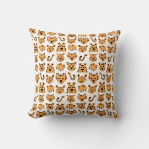 Almofada Tigres do Triângulo Tangerine