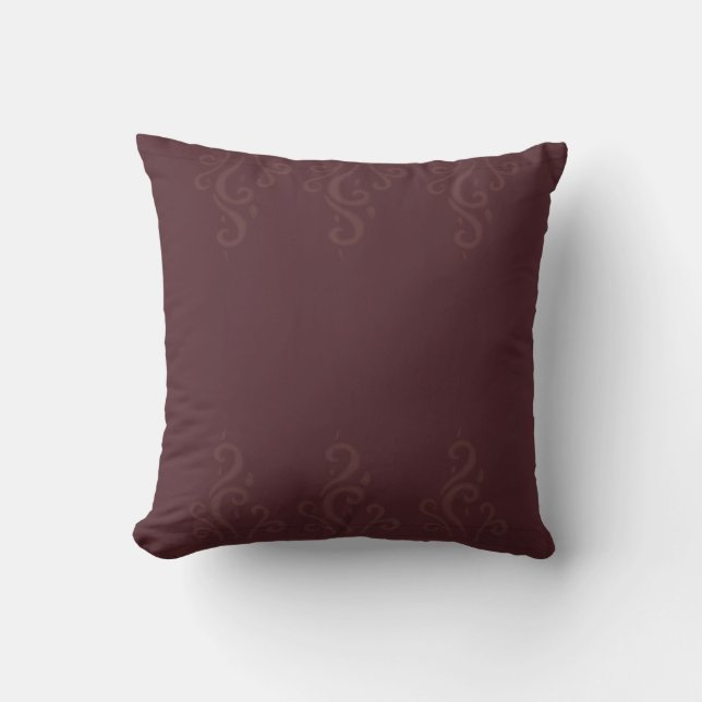 Almofada Time to Relax maroon-ed Throw Pillow  (Frente)