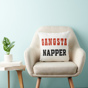 Almofada Típica engraçada - NAPPER GANGSTA
