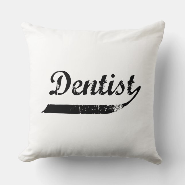 Almofada Tipografia de Dentista (Frente)