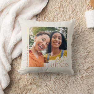 Almofada Tipografia de Melhores Amigos de Qualquer Cor Foto