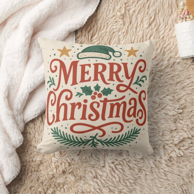 Almofada Tipografia de Natal Sensacional (Cobertor)