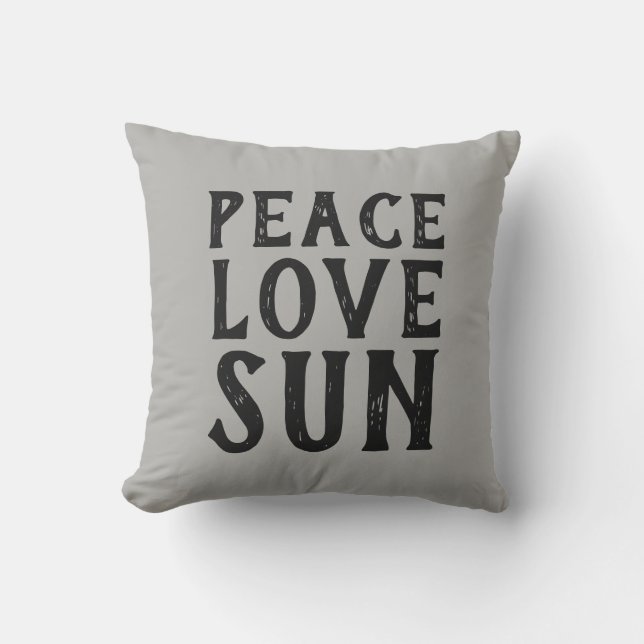 Almofada Tipografia de PEAVE LOVE SUN | (Frente)