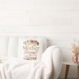 Almofada Tipografia Marble Gold Mother Design | Elegante Fl