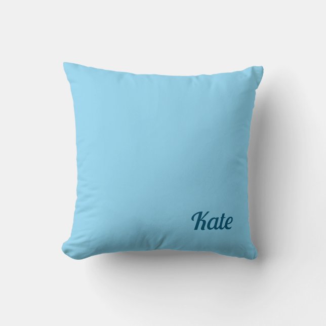 Almofada Tipografia Moderna Elegante Personalizada Nome  (Frente)