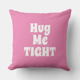 Almofada tipografia rosa, legal retrato engraçado engraçado