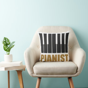 Almofada Tipógrafo de Pianista Moderno