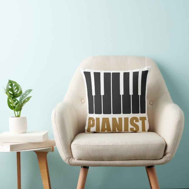 Almofada Tipógrafo de Pianista Moderno (Cadeira)
