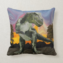 Tiranossauro Rex na hora crepuscular