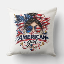 Toda a Garota Americana – Desenho Patriótico da Ba