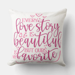 Almofada Toda história de amor