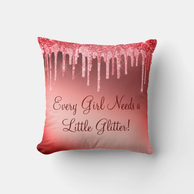 Almofada Todas As Raparigas Precisam De Vermelho Cinamão Br (Frente)