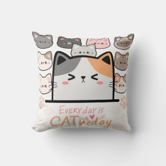 Almofada Todo dia é Cat-urday