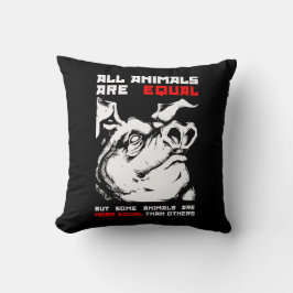 Almofada Todos os animais são iguais a 1