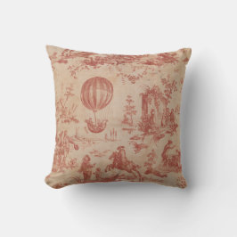 Almofada Toile de jouy Vintage Illustration Cushion