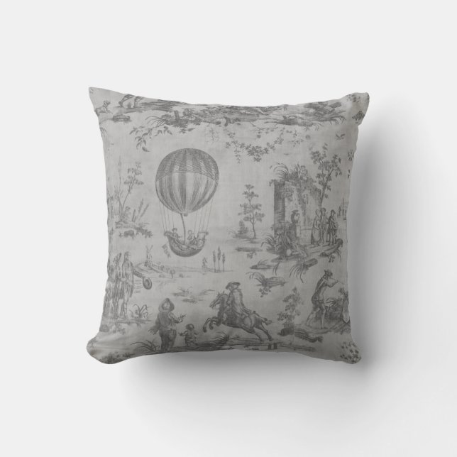 Almofada Toile de jouy Vintage Illustration Cushion (Frente)