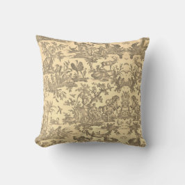 Almofada Toile de jouy Vintage Illustration Cushion