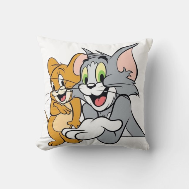 Almofada Tom e Jerry Travesseiro Case (Frente)