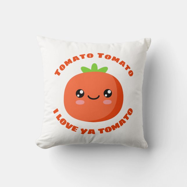 Almofada Tomate Tomato Eu te amo Tomato (Frente)