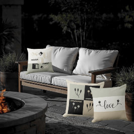 Almofada Tones terrestres Crocus Flower Travesseiro decorat