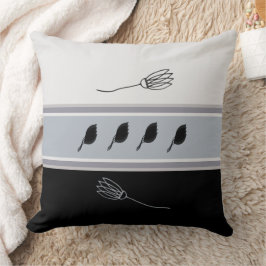 Almofada Tons da Terra Azul e Travesseiro decorativo Floral