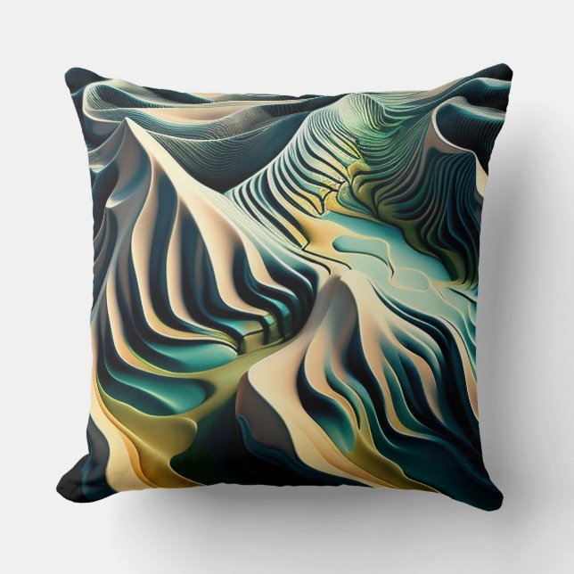 Almofada Topographic Currents (Frente)