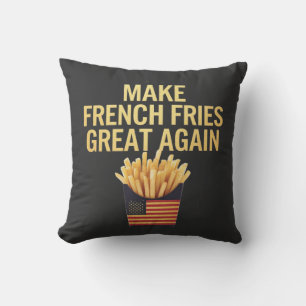 Almofada Torne Os Fries Franceses Excelentes Novamente Deli