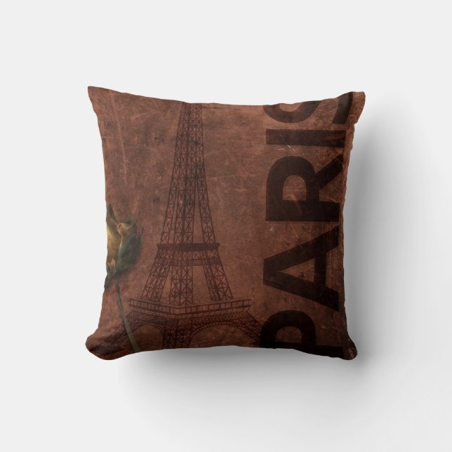 Almofada Torre Eiffel adorável de Paris | do amor (Frente)