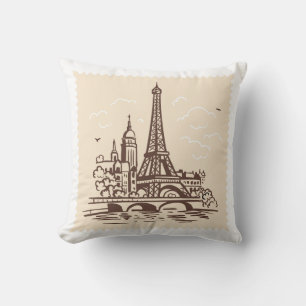 Almofada Torre Eiffel em Paris, em Cartaz