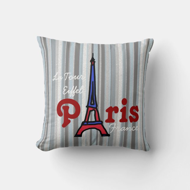 Almofada Torre Eiffel Paris-França (Frente)