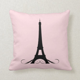 Almofada Torre Eiffel Rosa Paris