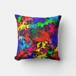 Almofada Torres Coloridos abstrato / Sangria /