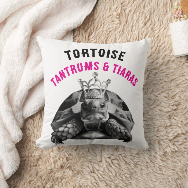 Almofada Tortoise Tantrums & Tiaras | Cushion (Cobertor)
