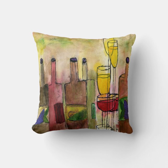 Almofada Toscana Wine Travesseiro decorativo (Frente)