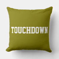 TOUCHDOWN Esportivo Texto de Futebol Branco no Oli