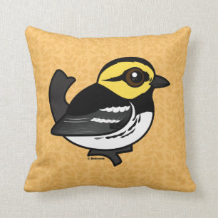 Almofada Toutinegra do Ouro-cheeked de Birdorable
