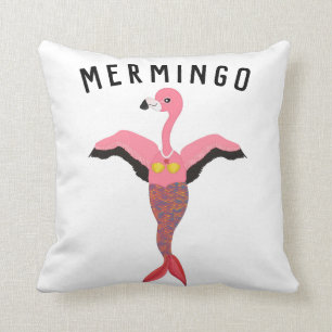 Almofada Trabalho de arte de Ave Mágica Flamingo, Sereia Co