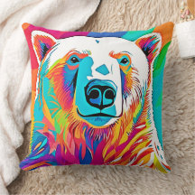 Trabalho de arte de Cabeça de Urso Vibrante