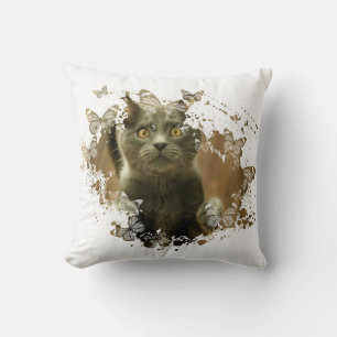Almofada Trabalho de arte de Gato bonito